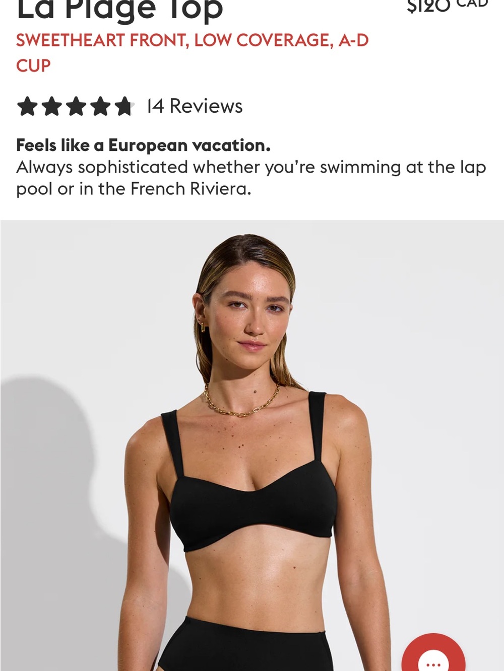 Left on Friday, la Paige bikini top